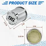 SS center caps for golf cart wheels​